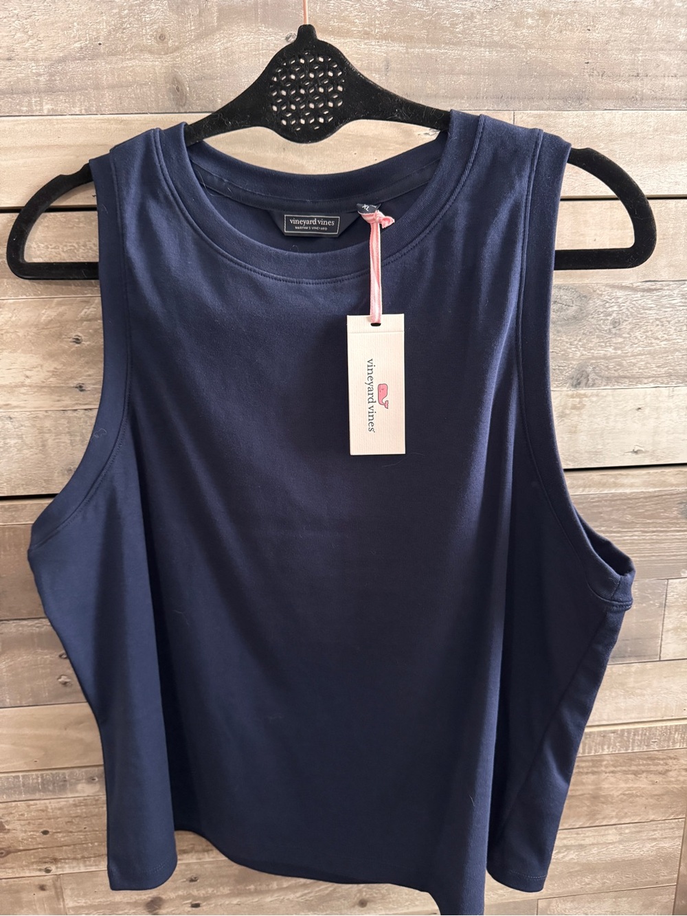 Vineyard Vines Navy Crewneck Tank Top